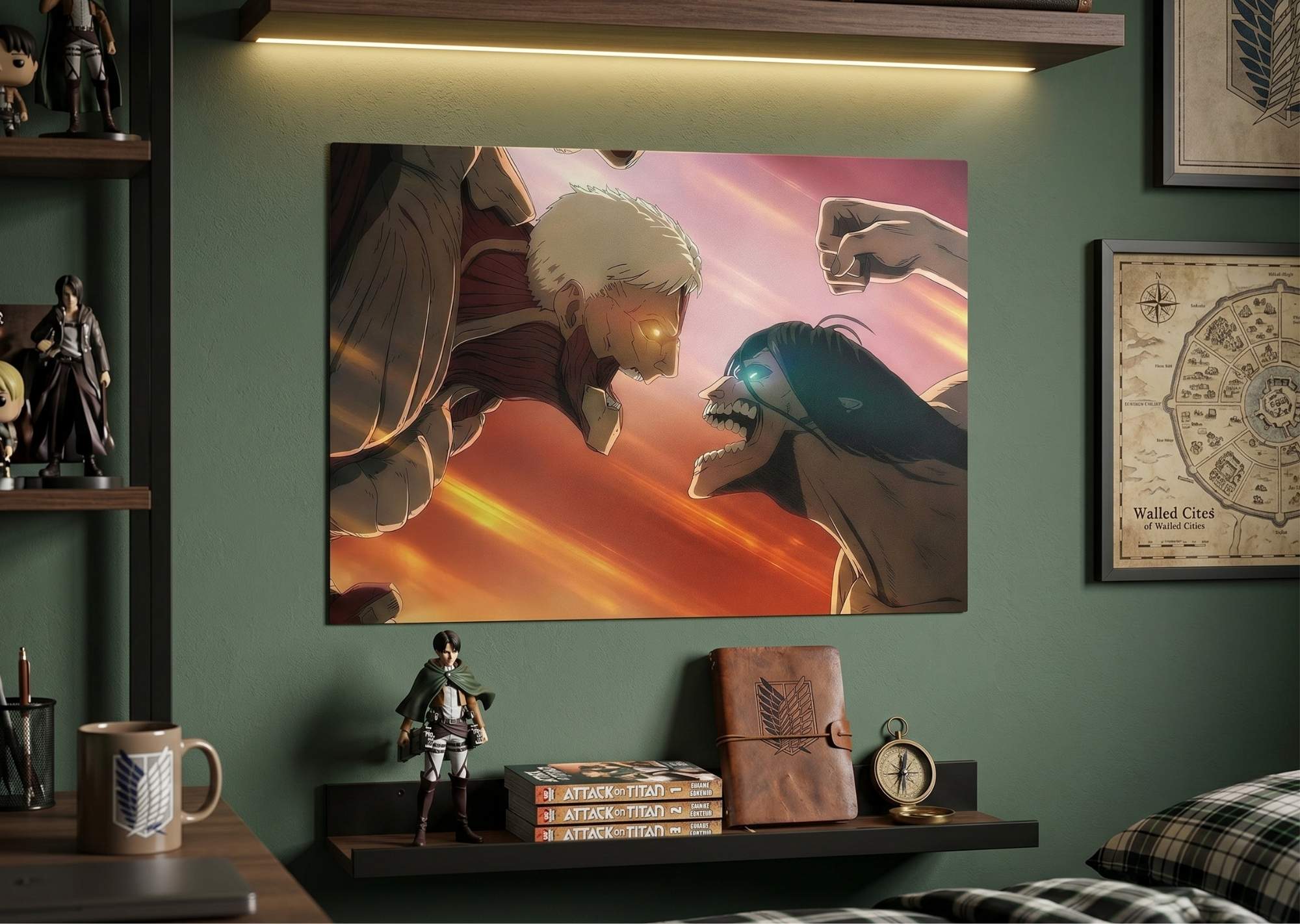 Clash Of The Armored & Attack Titans