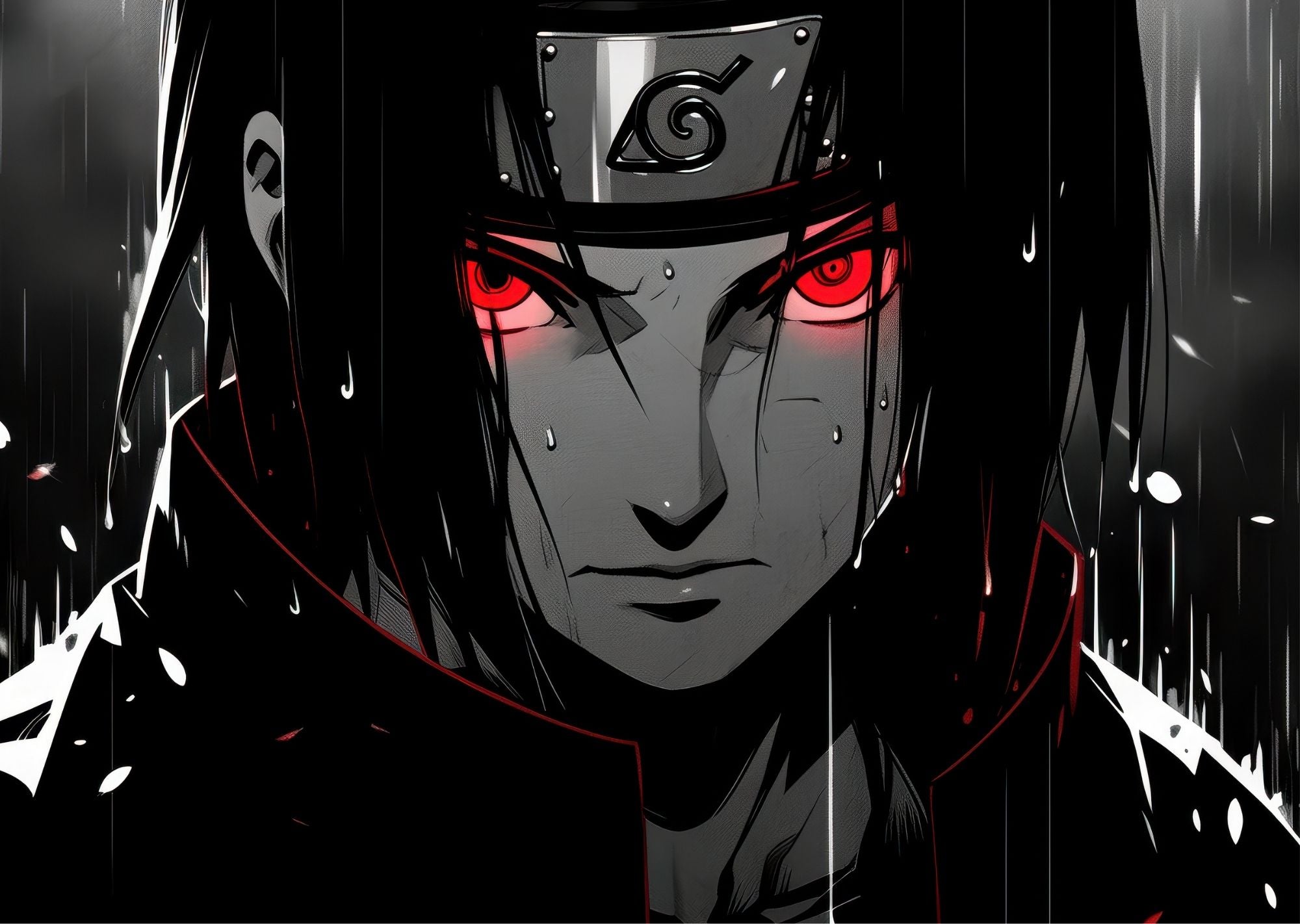 Itachi Uchiha The Crimson Gaze